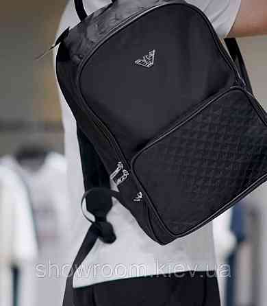 Мужской брендовый рюкзак GA (5155) black Киев