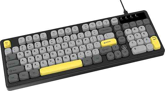 Клавіатура Ajazz AF98 Black USB-C Black Gray Yellow (AF98-BGY) ( 15846 ) Харків