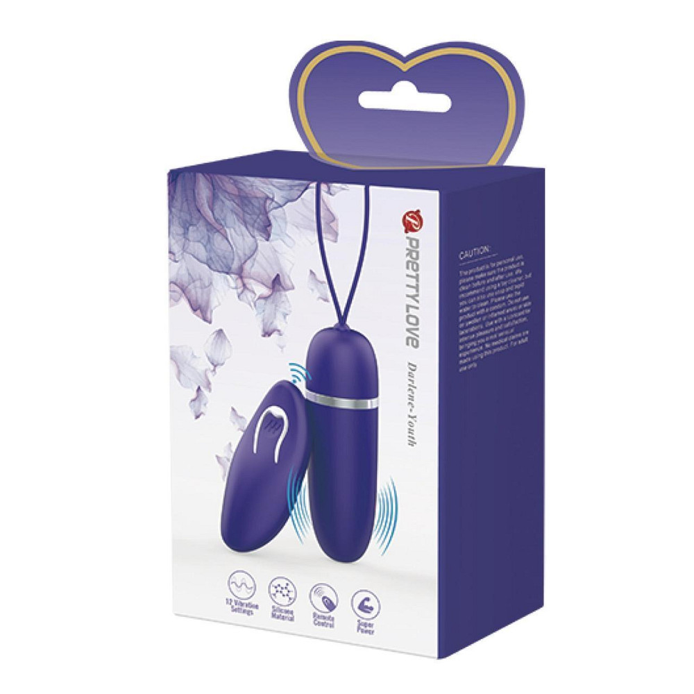 ВІбропуля з пультом керування PRETTY LOVE darlene - Youth, 12 vibration functions Wireless remote co Sex Aura Київ - фото 9