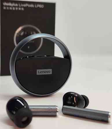 Вакуумные блютуз наушники Lenovo LP60/Baseus WM02 красивый звук микрофон. Киев