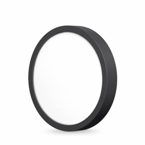 LED Світильник накладний круглий 18W 5000К 220V чорний VL-DLRS-185B Videx Житомир