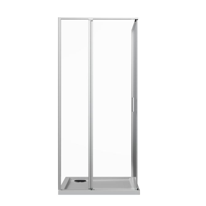 Скляна душова кабіна AVKO Glass RDR13B 90х90х190 см Chrome перегородка для душу Київ - фото 2