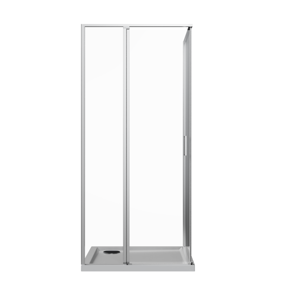 Стеклянная душевая кабина AVKO Glass RDR13B 90х90х190 см Chrome перегородка для душа Киев - изображение 2