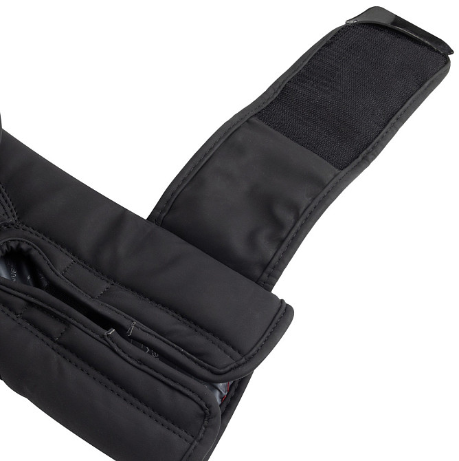 Боксерські рукавички для боксу та єдиноборств чорні на липучці 12 унцій PowerPlay 3021 Ukraine Київ - фото 10