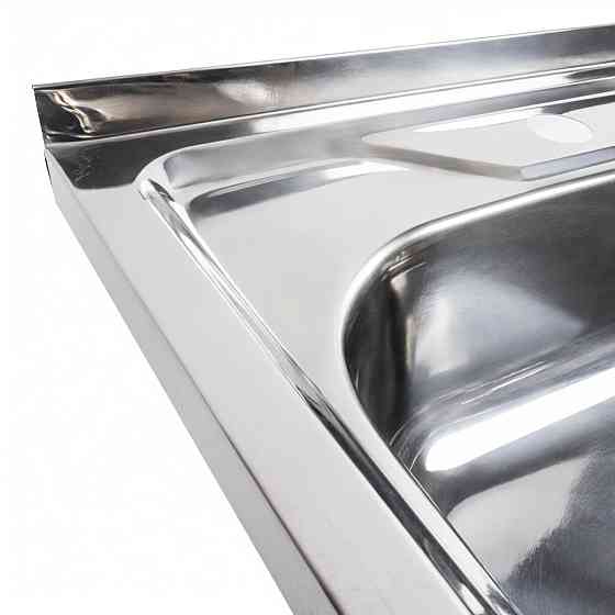 PLATINUM Кухонна мийка з нержавіючої сталі Platinum ПОЛІРОВКА 6060 L (0,7/160 мм) Киев