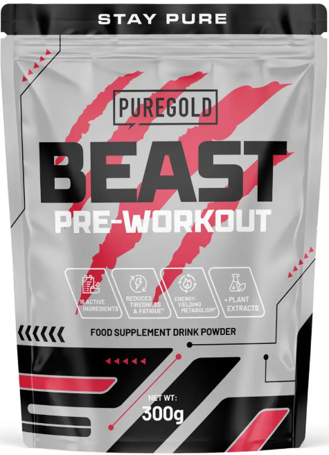 Передтренувальний комплекс Puregold Beast Pre-Workout 300g вишня Київ - фото 3