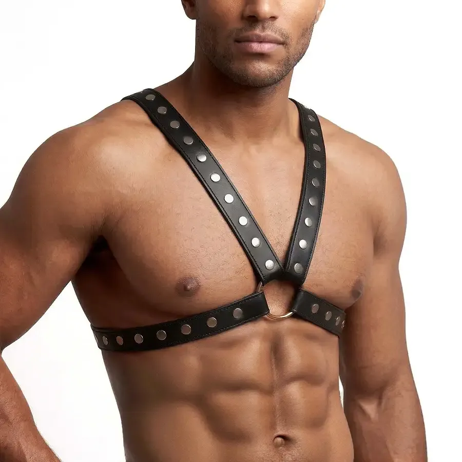 Чоловіча портупея Art of Sex - Spartacus, натуральна, колір чорний, розмір XS-M Львів - фото 1