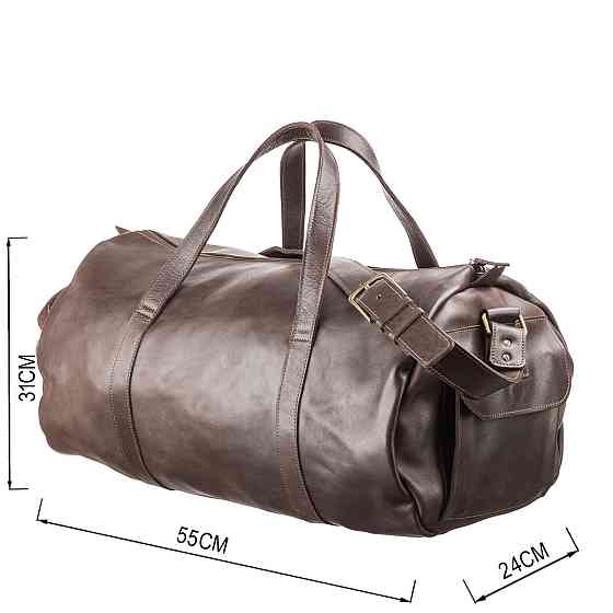 Сумка дорожня Grande Pelle 11044 Коричнева Київ