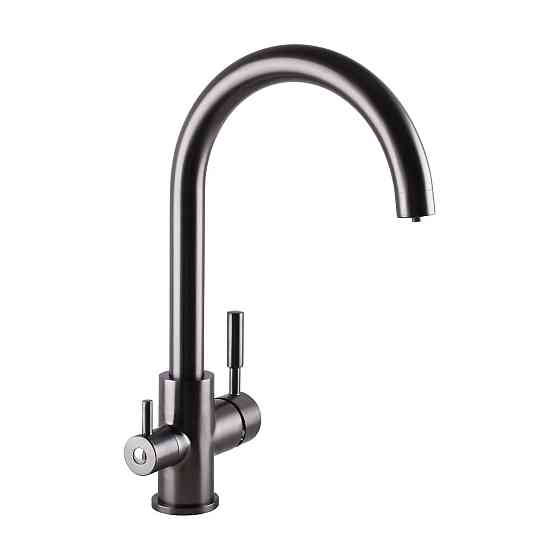 Смеситель для кухни под осмос Globus Lux LAZER GLLR-0333-11-GRAPHITE (000021917) Киев