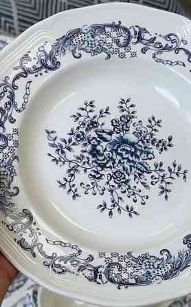 Тарілка глибока порцеляна вінтажний стиль 300 мл 23*4 см  "Grevelingen" 8030-512 для дому та ресторанів Київ