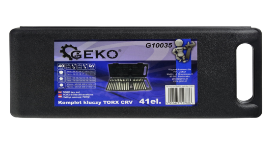 Набор спец. бит в пластмасс. боксе 41 шт GEKO G10035 Чернигов
