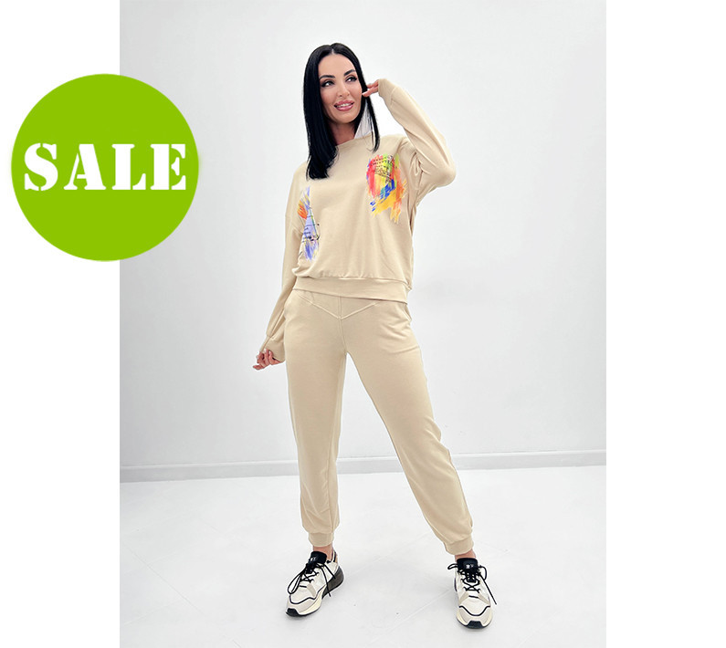 Жіночий костюм-двійка з капюшоном "Rainbow"| Норма | Розпродаж моделі Київ - фото 1