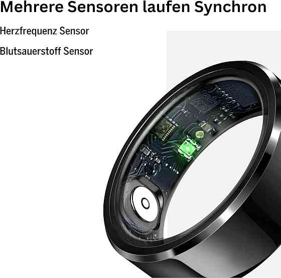 Кільце Beafon Felixx SR6 Silver Розмір 9 (59.5 мм) смарт-кільце трекер пульсу тиску крокомір IP68 Bluetooth з боксом Київ