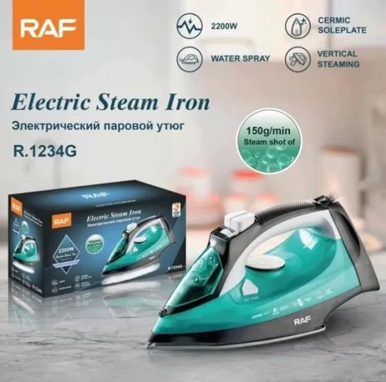 Утюг Domotec/RAF R-1234G 2200W керамическая подошва, бак 320 мл Киев