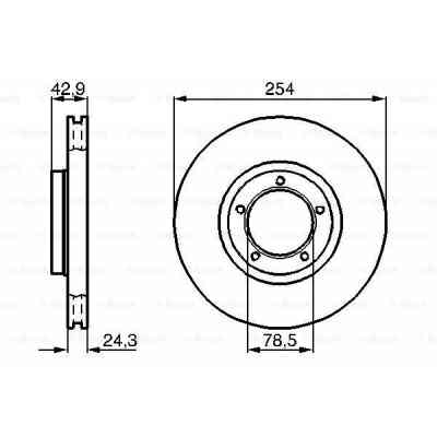 Гальмівний диск Bosch 0 986 478 160 Вінниця