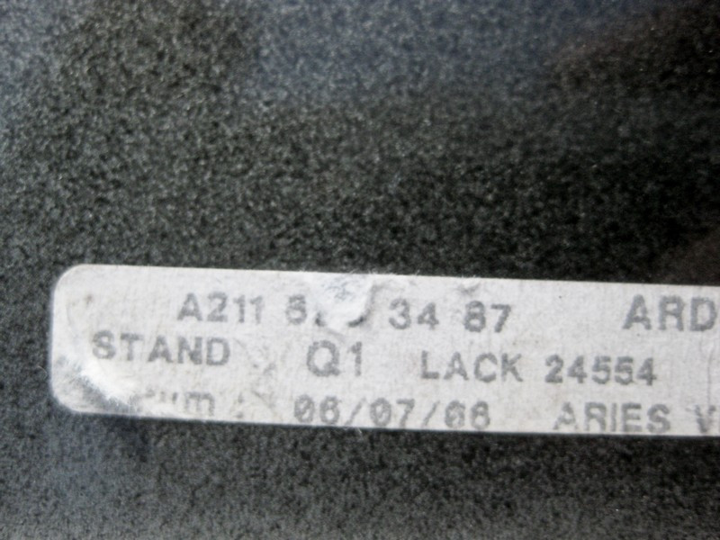 Mercedes-Benz  A2116903487 Вертикальна накладка скла задніх правих дверей E-Class W211 Одесса - изображение 3