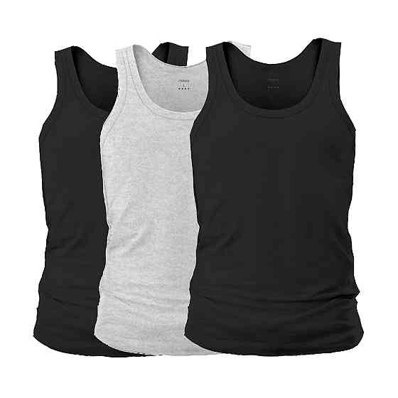 Набор мужских маек из хлопка Lans L 11.005 Микс, 4XL Киев