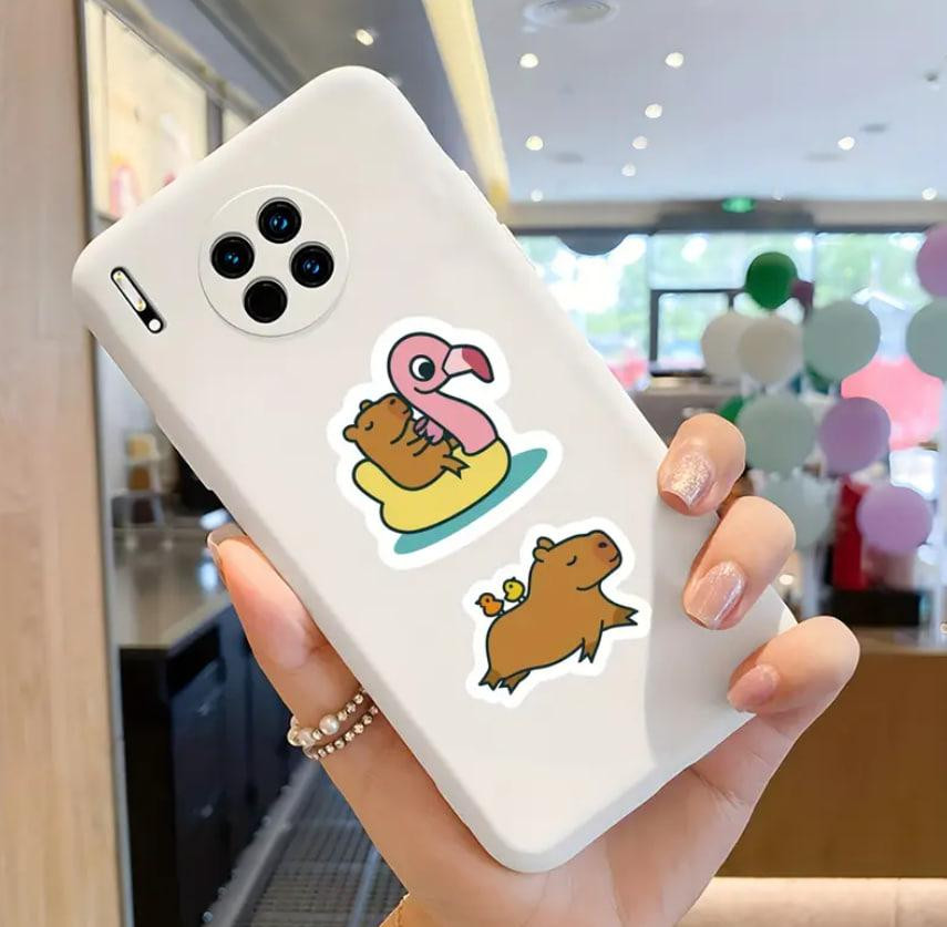 Наклейки с капибарой, наклейки, водонепроницаемые наклейки для ноутбука, телефона, набор 500 шт. Киев - изображение 4