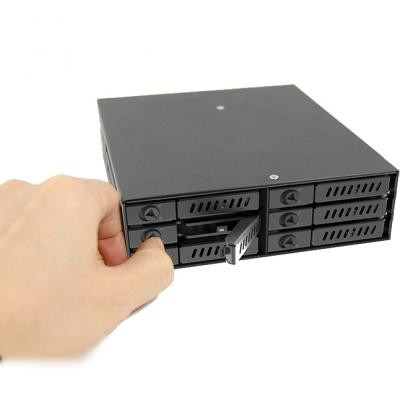 Бэкплейн Chieftec 1x5.25"/6x2.5" Hot-Swap Metal (CMR-625) Винница - изображение 8