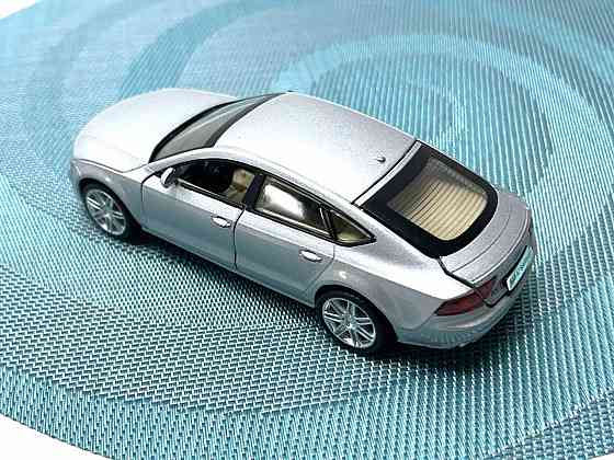 Машина металева Автопром Audi A7 Sportback світло звук відчиняються двері 1:32 Сіра (68319) Чернігів