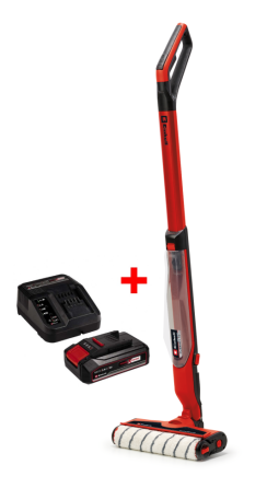 Мощная швабра аккумуляторная Einhell CLEANEXXO : с АКБ 18V 2,5Аh, ширина щетки 29 см, 450 об/мин (3437110) Киев