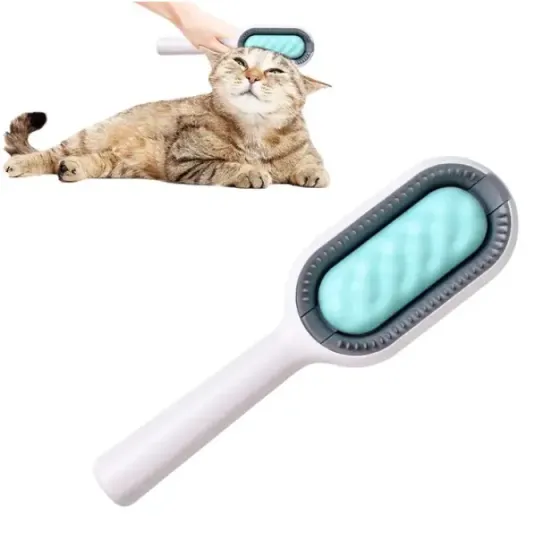 Двухсторонняя щетка для сухого и влажного вычесывания собак и кошек Pet Gravity 3в1 Коломия