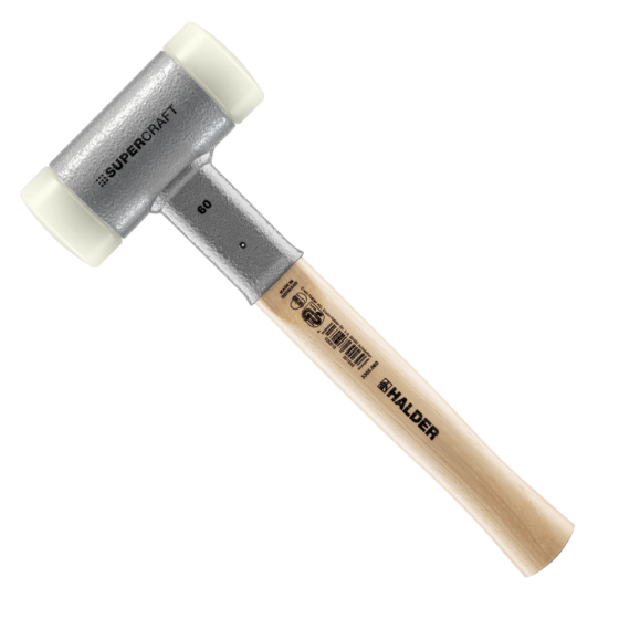 Молоток безінерційний HALDER Supercraft 3366 з дерев'яною ручкою, Ø=60 мм, m=1705 г, І=360 мм Одеса