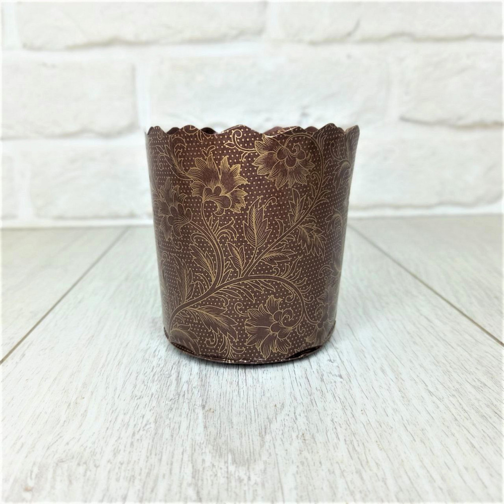 Паперова форма для пасок 100–150 г, d70×h85 мм, Італійські, упаковка 50 шт, для випічки великодніх пасок Харків - фото 7