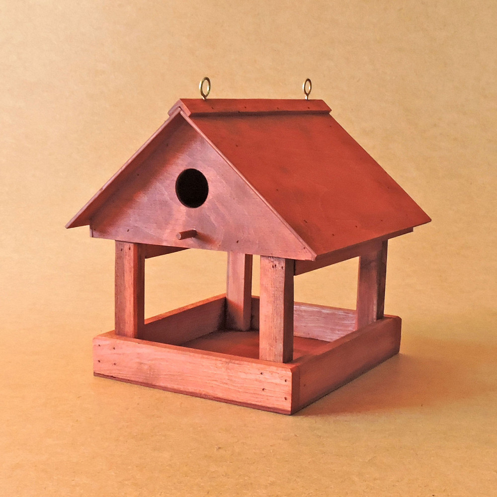 Годівниця з шпаківнею "Горихвостка" корал Миколаїв - фото 4