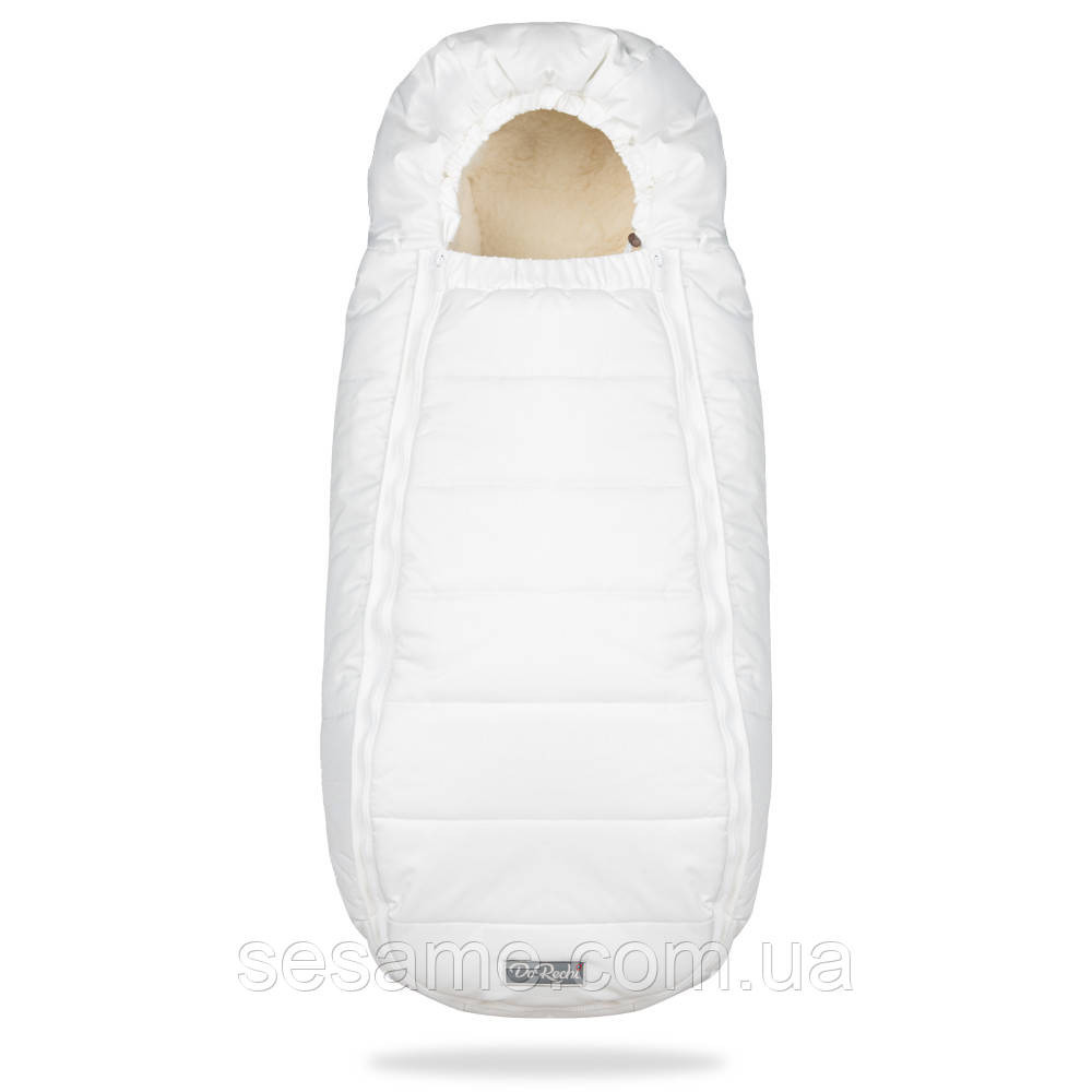 Конверт-Кокон на овчине Baby XS ДоРечі Белый Харків - фото 1