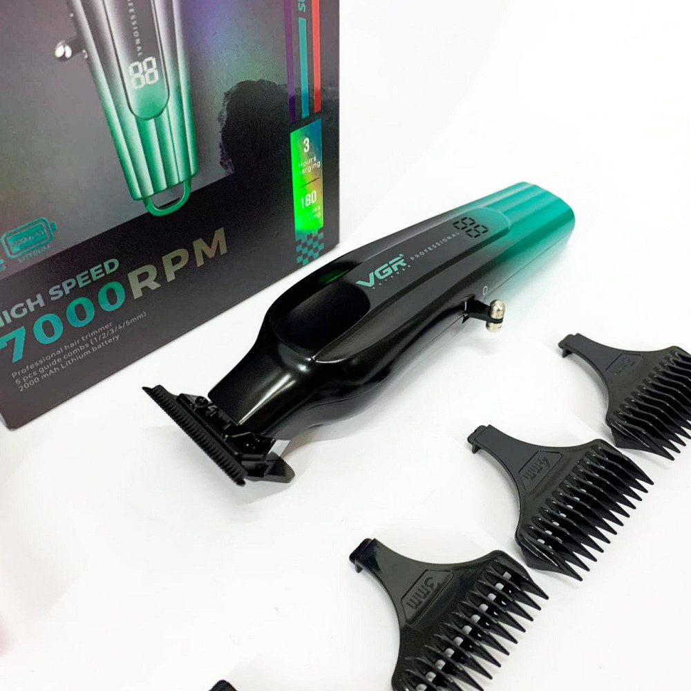 Хороші машинки для стрижки волосся для дому VGR V-935, Хороший бездротовий тример RM-79 Львів - фото 13