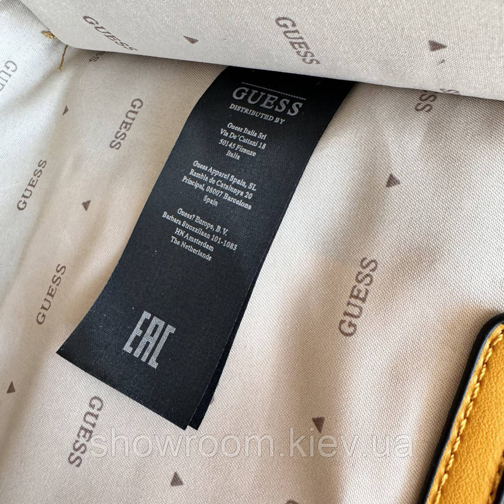 Жіноча сумка шоппер Guess (866522) помаранчева Київ - фото 6