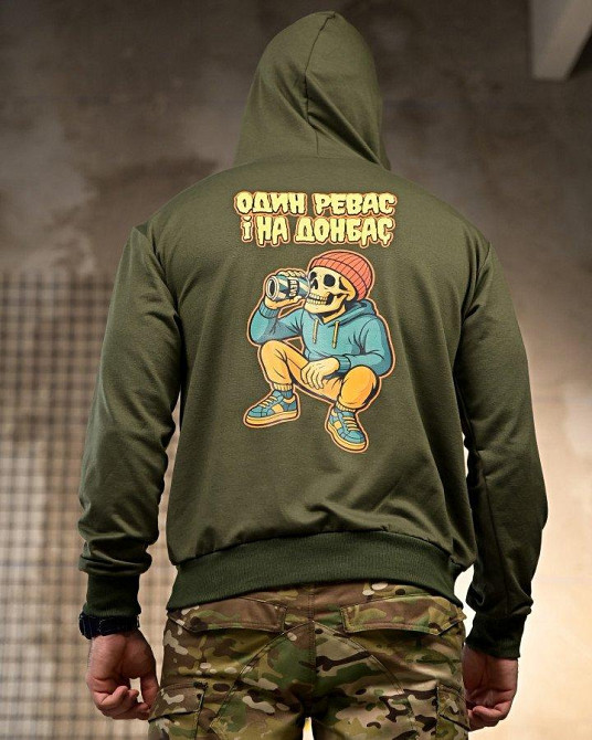 Мілітарі Худі revo oliva РП7413 Одеса - фото 4