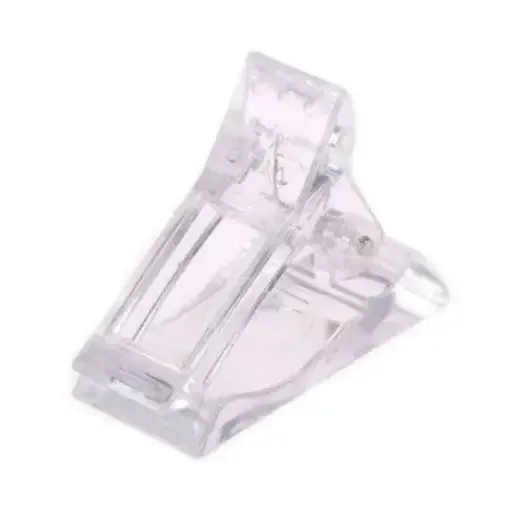 Прозрачный пластиковый зажим для верхних форм, типсов/1 шт. Киев