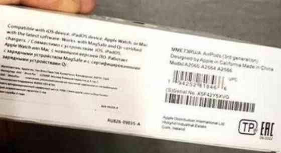 АирПодс 3 Беспроводные наушники 1в1 Нового поколения Airoha Харьков
