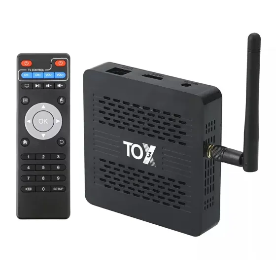 Смарт ТВ приставка TOX3 4/32 Гб Smart TV Box Android 11 Андроїд ТВ бокс Київ