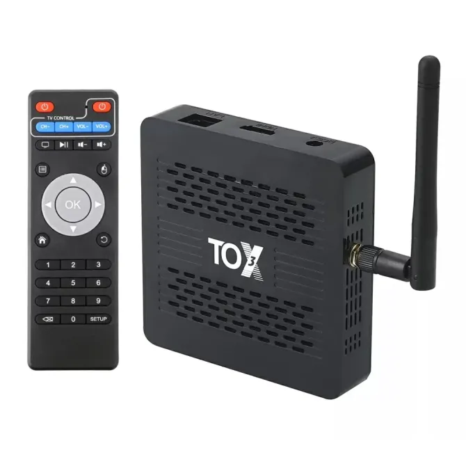 Смарт ТВ приставка TOX3 4/32 Гб Smart TV Box Android 11 Андроїд ТВ бокс Київ - фото 2