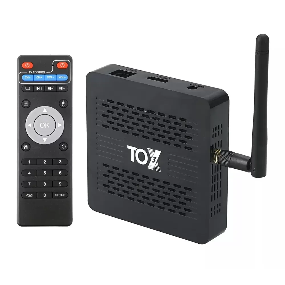 Смарт ТВ приставка TOX3 4/32 Гб Smart TV Box Android 11 Андроид ТВ бокс Киев - изображение 2
