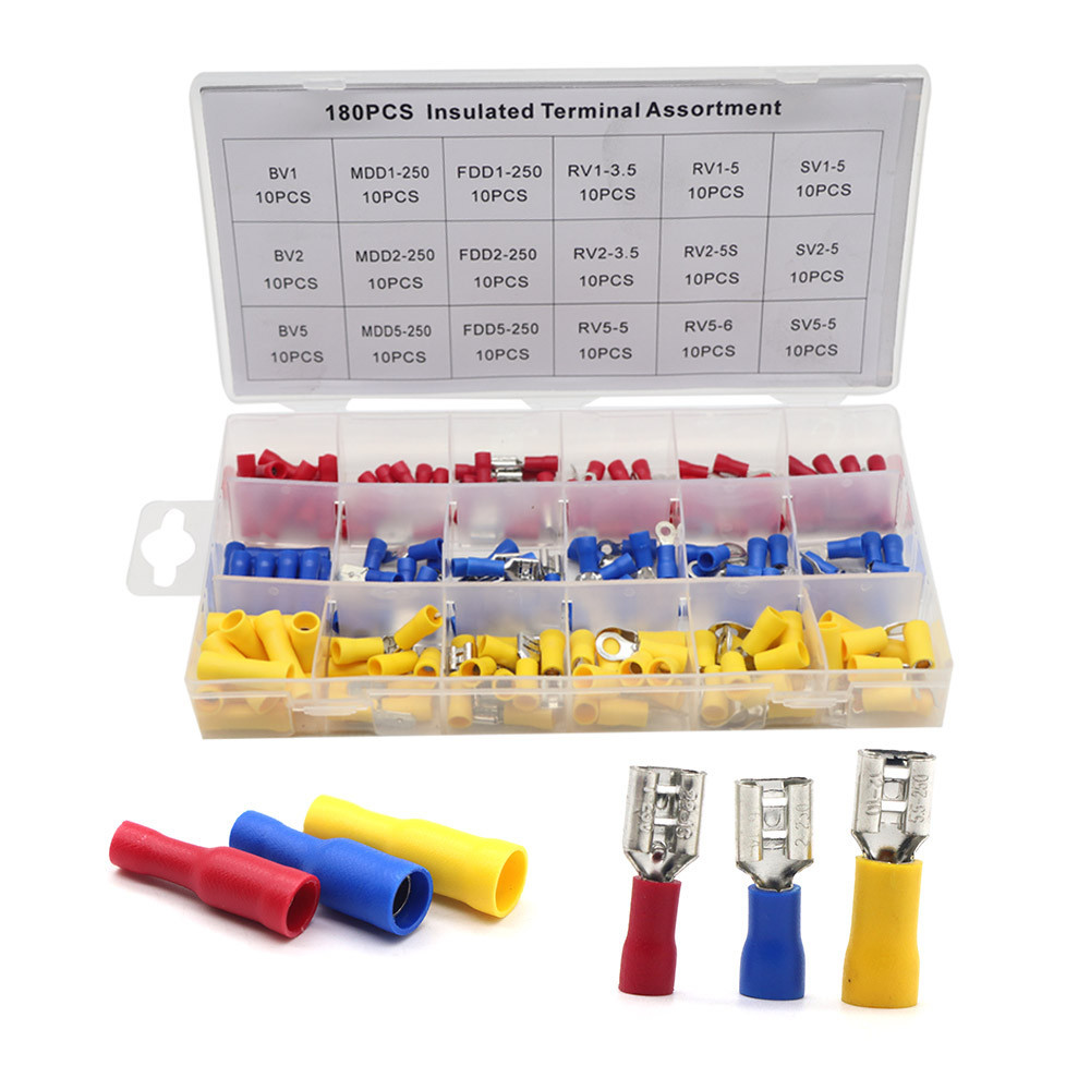 Набір клем із ізоляцією 180 шт. (18 видів клем) в одному наборі. Мукачево - фото 8