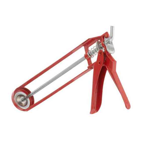 Пистолет для выдавливания силикона, 420 мл, рамвидный INTERTOOL HT-0022 Киев