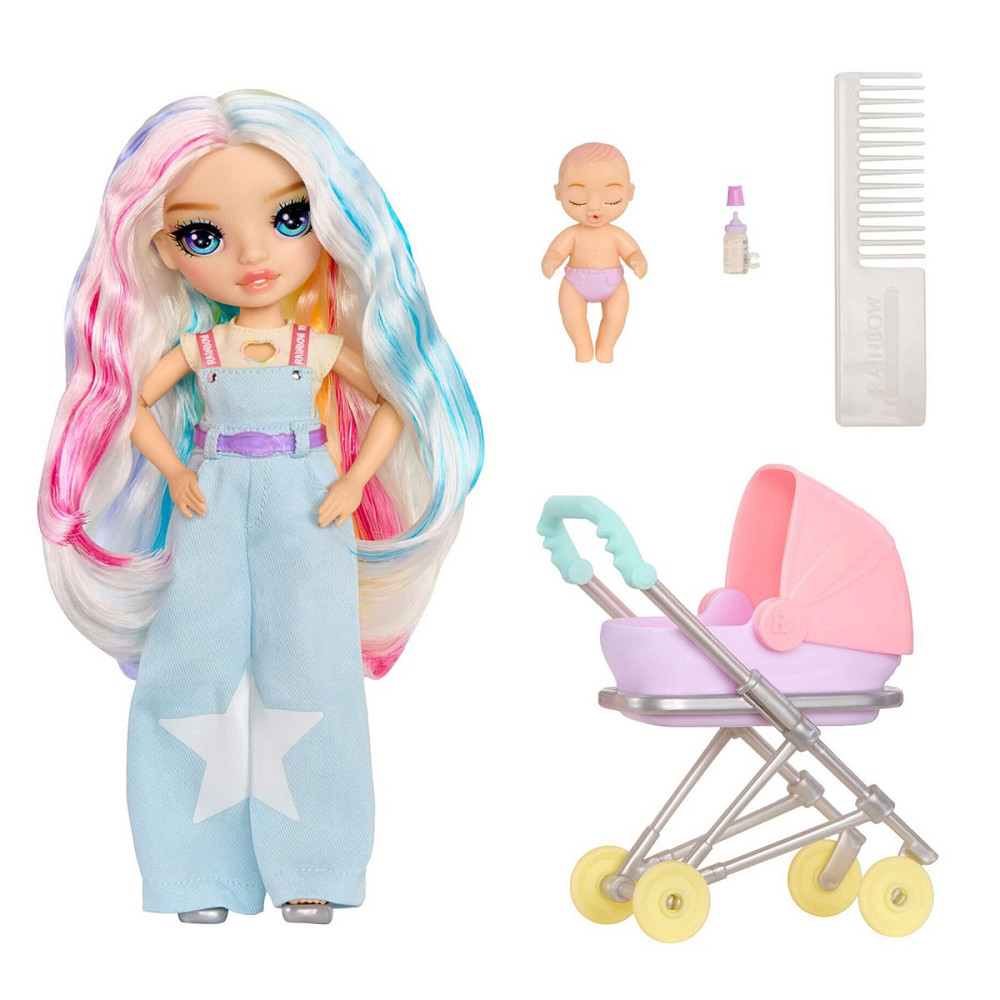 Ігровий набір з ляльками Rainbow High серії Junior High Babysitters — Амая Днепр - изображение 7