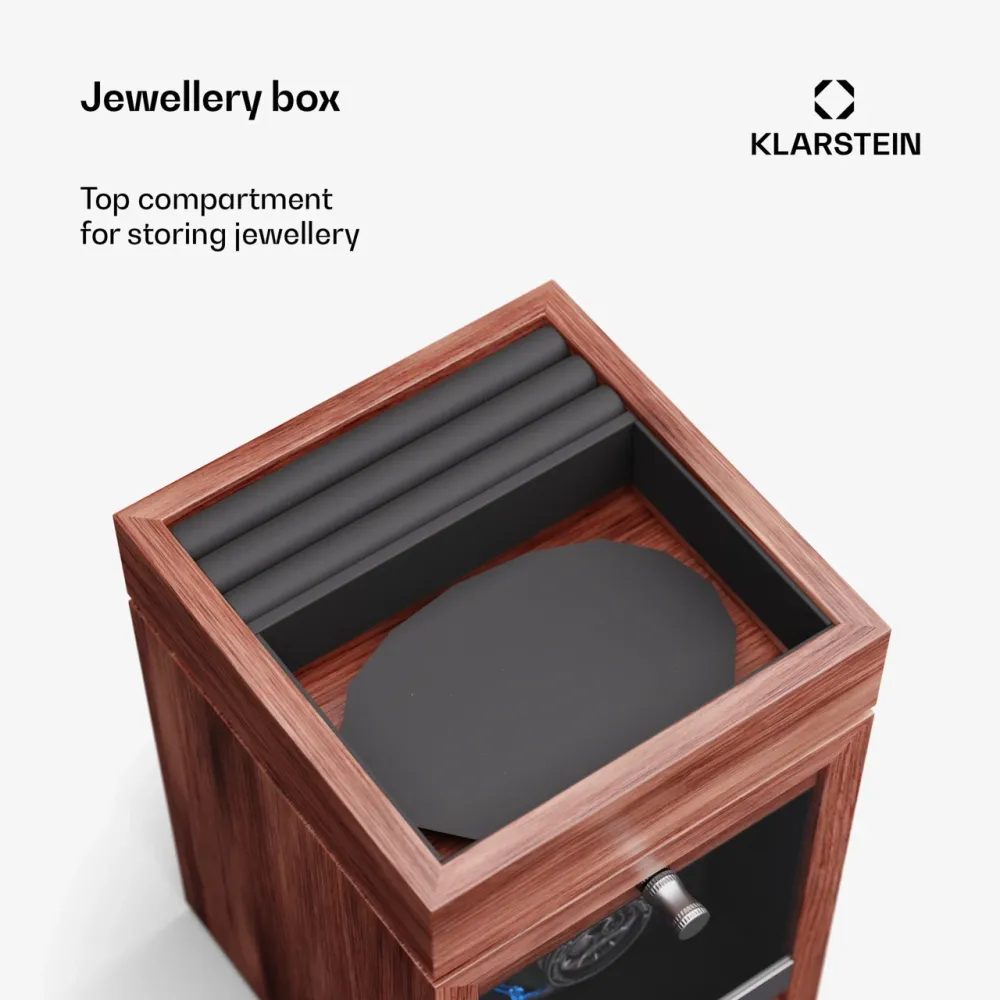 Скринька ротатор ротомат віндер Klarstein Brienz 1 для підзаводу годинника з відділом для прикрас Німеччина Дніпро - фото 7