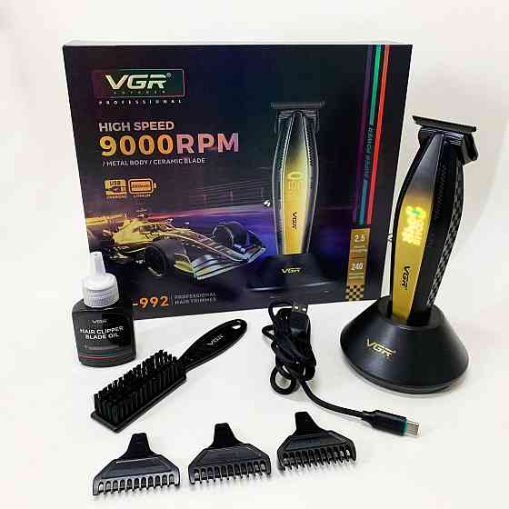 Універсальна машинка для стрижки голови та бороди VGR V-992, Машинка для стрижки волосся міцна RE-23 Івано-Франківськ