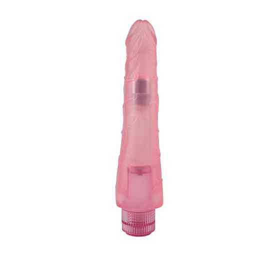 Вибратор реалистичный на батарейках Chisa Hi-Rubber, розовый Sex Aura Киев