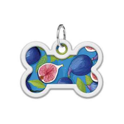 Адресник для животных WAUDOG Smart ID с QR паспортом "Инжир", кость 40х28 мм (231-4053) Винница