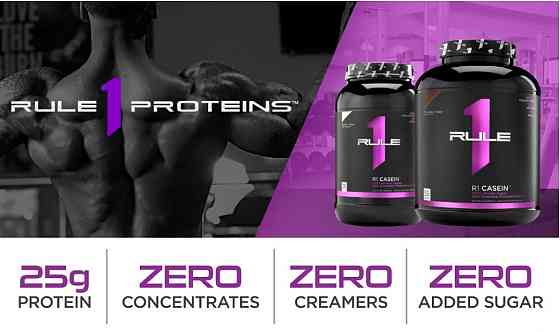 Протеїн Rule 1 Casein 1800 g (Strawberries and cream) Луцьк