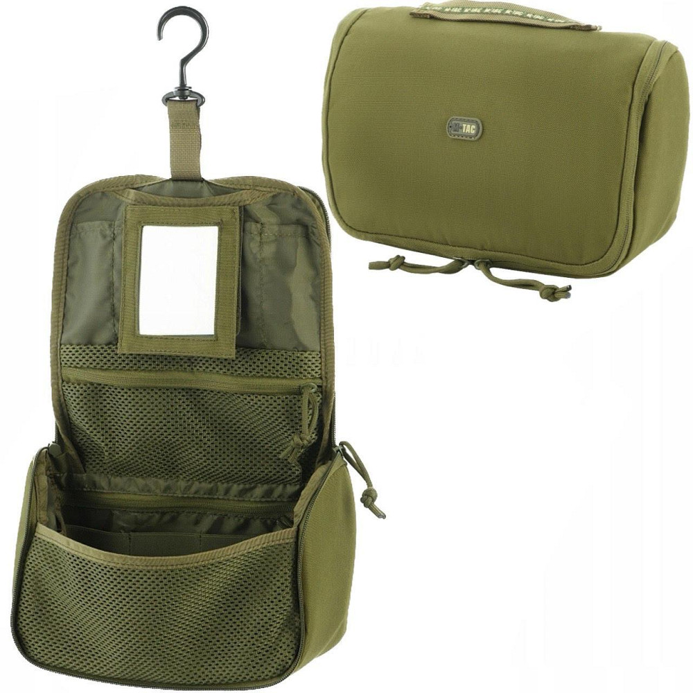 Косметическая сумка для туалетных принадлежностей с зеркалом M-Tac (10127001) Olive Нововолынск - изображение 1