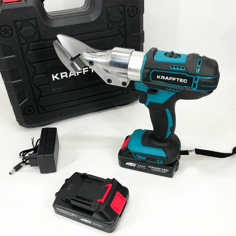 Електричні ножиці для різання металочерепиці Krafftec DJS130R, Електричні BL-674 Ножиці висічні Київ - фото 1