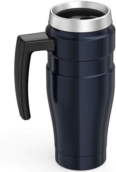 Термокружка с Ручкой 470 мл Thermos "Stainless King Travel Mug" (160030) Midnight Blue Нововолинськ - фото 3
