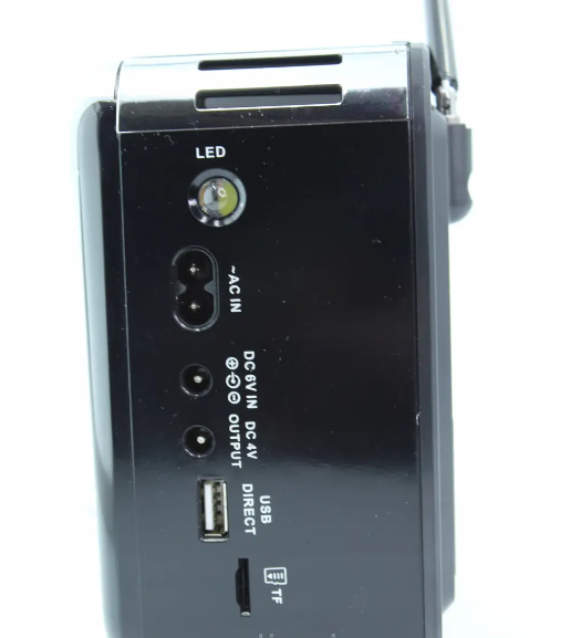 Портативная колонка Golon RX-455S Solar с FM/AM/SW, фонариком, USB, TF и функцией Power Bank Одесса - изображение 13